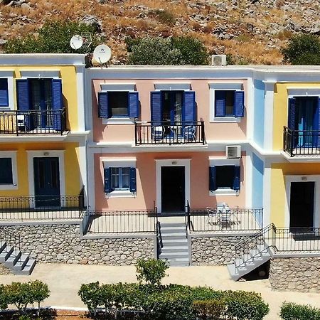 Pedi Sea view Double apartment Anoi Symi Exterior foto
