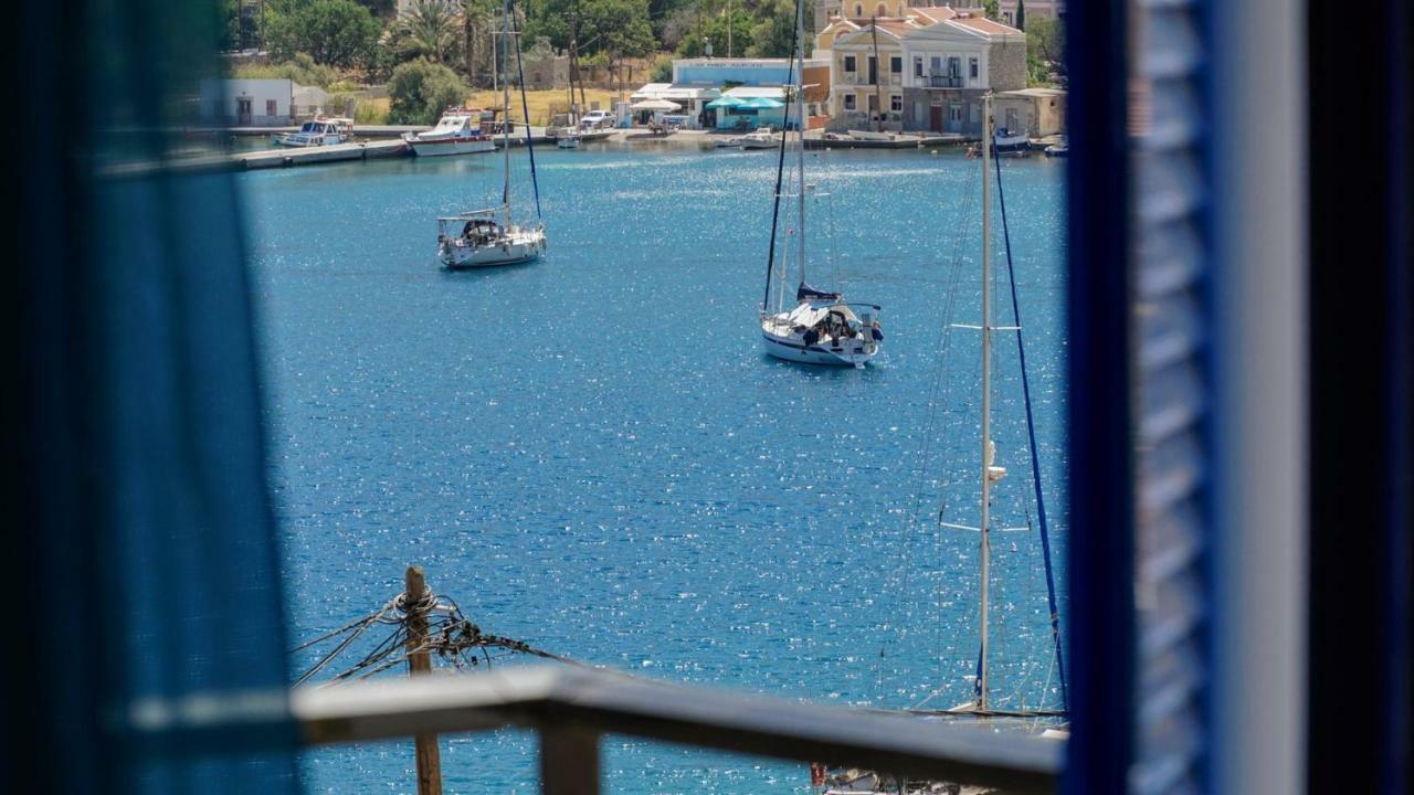 Pedi Sea view Double apartment Anoi Symi Exterior foto