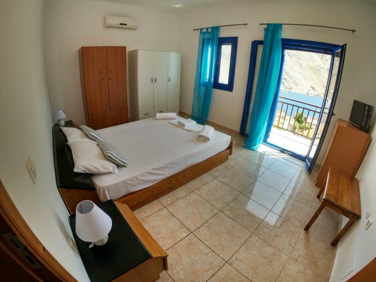 Pedi Sea view Double apartment Anoi Symi Exterior foto