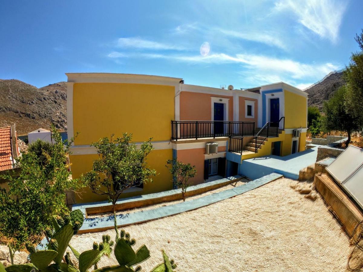 Pedi Sea view Double apartment Anoi Symi Exterior foto