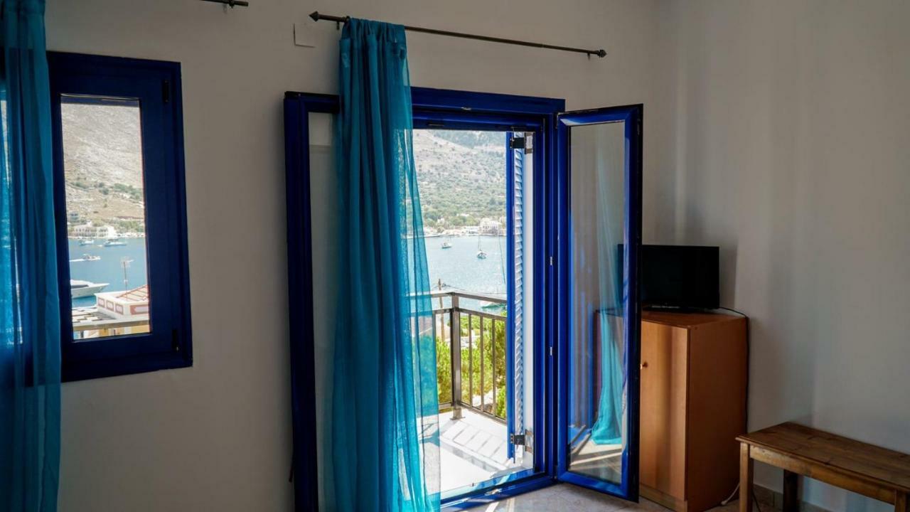Pedi Sea view Double apartment Anoi Symi Exterior foto