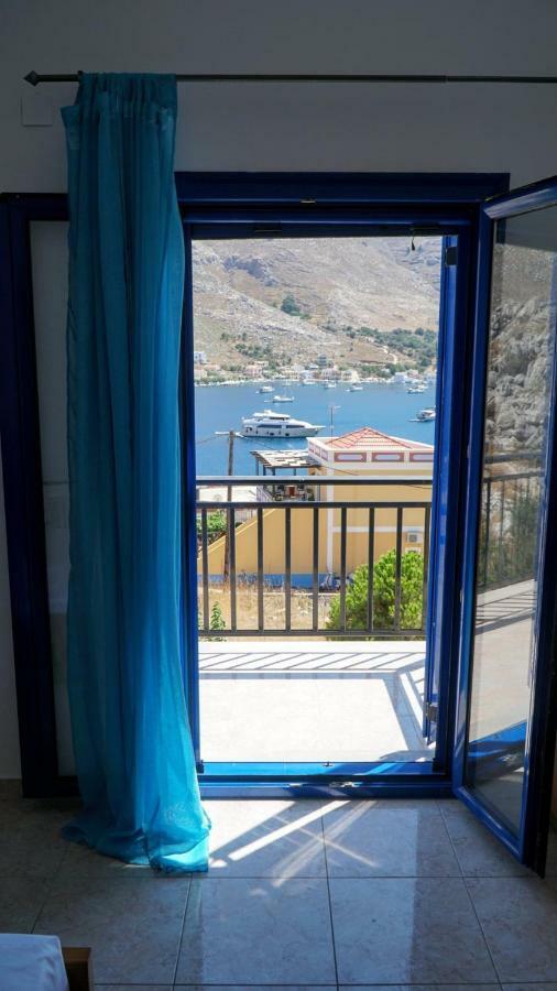 Pedi Sea view Double apartment Anoi Symi Exterior foto