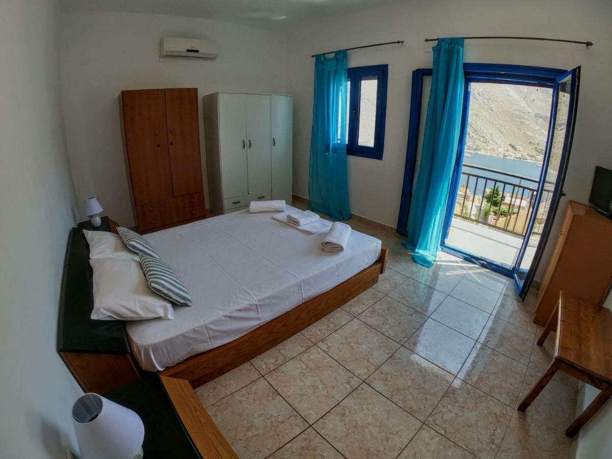 Pedi Sea view Double apartment Anoi Symi Exterior foto