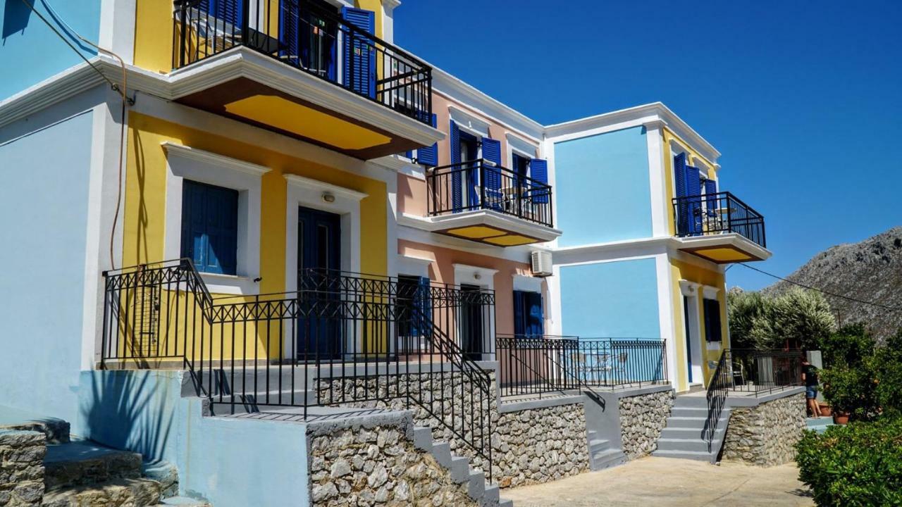 Pedi Sea view Double apartment Anoi Symi Exterior foto