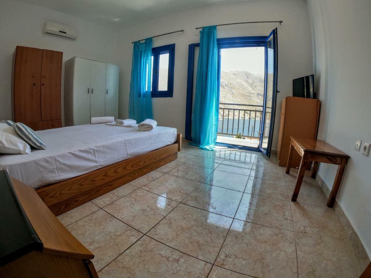 Pedi Sea view Double apartment Anoi Symi Exterior foto